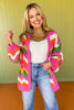  Pink Multi Stripe Knit Drop Shoulder Cardigan, must have sweater, must have style, fall style, fall fashion, elevated style, elevated sweater, mom style, shop style your senses by mallory fitzsimmons, ssys by mallory fitzsimmons