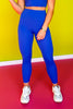 SSYS Cobalt Blue Incognito High Waist Leggings