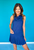 SSYS Navy Sleeveless Polo and Pleated Skort Pickleball Set