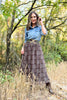 SSYS Ember Mesh Tulle Midi Skirt In Animal