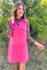 SSYS Parker Denim Dress In Pink