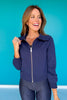 SSYS Lucy Lightweight Full Zip In Navy