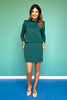 SSYS Faith Lattice Mock Neck Top Skort Set In Hunter
