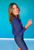 SSYS Lucy Lightweight Full Zip In Navy