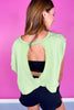 Sage Woven Short Sleeve Top *FINAL SALE*