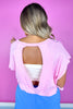 Pink Woven Short Sleeve Top *FINAL SALE*