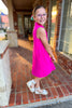 SSYS Kids Brynlee Crepe Collared Sleeveless Dress In Pink