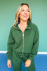 SSYS Hunter Scuba Ruffle Neck Zip Jacket