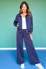 SSYS Scuba Wide Leg Pants In Navy