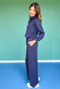 SSYS Scuba Wide Leg Pants In Navy