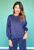 SSYS Navy Crew Neck Scuba Sweatshirt
