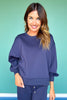 SSYS Navy Crew Neck Scuba Sweatshirt