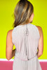 Mocha Elastic Waist Draped Romper *FINAL SALE*