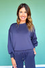 SSYS Navy Crew Neck Scuba Sweatshirt