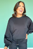 SSYS Black Crew Neck Scuba Sweatshirt