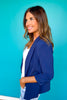 SSYS Allie Contrast Liner Blazer In Navy