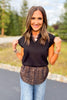 SSYS Amy V Neck Sleeveless Sweater In Black