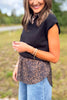 SSYS Amy V Neck Sleeveless Sweater In Black