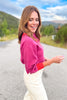 SSYS McClain Colorblock Bandana Sweater In Orchid