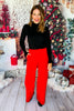 SSYS The Lexi Air Trousers In Red