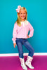 SSYS Kids Skye Solid Top In Pink