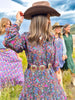 Dark Brown Concho Band Cowboy Hat