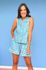 SSYS Millie Sleeveless Pajama Short Set In Umbrellas