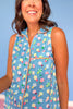 SSYS Millie Sleeveless Pajama Short Set In Umbrellas