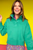 SSYS Cropped Natalie Pullover In Green