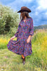 SSYS Rowan Long Sleeve Maxi Dress In Empress Blooms