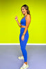 SSYS Cobalt Blue Incognito High Waist Leggings