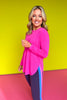 SSYS Bright Pink Long Sleeve Active Top