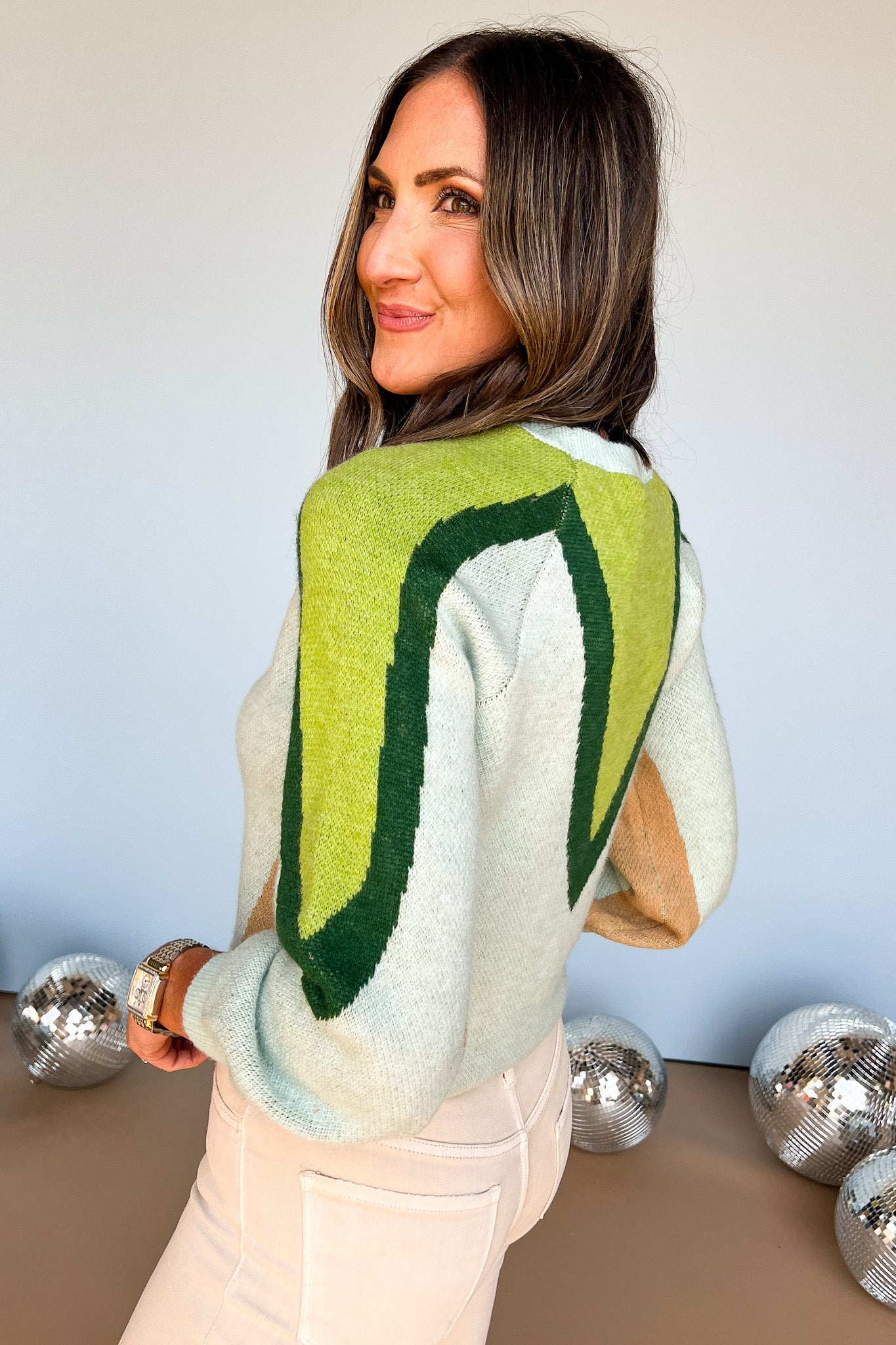 Sage Colorblock Round Neck Sweater, sweater, must have sweater, must have style, fall style, fall fashion, elevated style, elevated sweater, mom style, shop style your senses by mallory fitzsimmons, ssys by mallory fitzsimmons