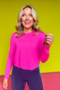 SSYS Bright Pink Long Sleeve Active Top