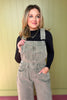 Olive Washed Barrel Overall Jumpsuit *FINAL SALE*