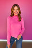 SSYS Mila Knit Turtleneck In Bubblegum