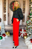 SSYS The Lexi Air Trousers In Red