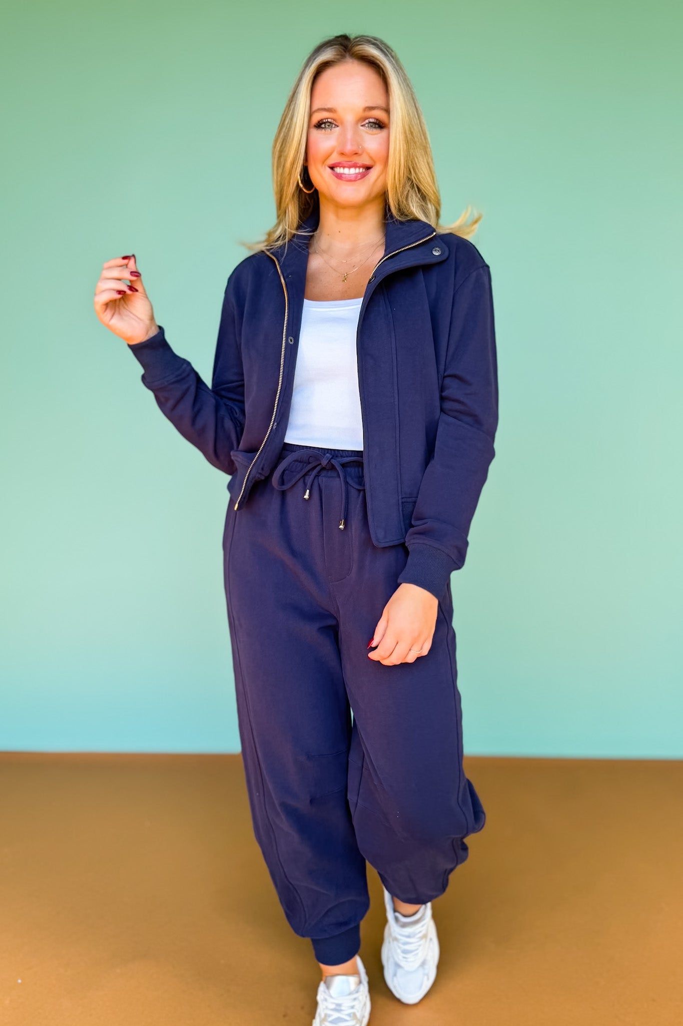 SSYS Abigail Barrel Joggers In Navy