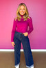 SSYS Mila Knit Turtleneck In Orchid