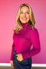 SSYS Mila Knit Turtleneck In Orchid