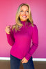SSYS Mila Knit Turtleneck In Orchid