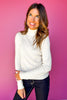 SSYS Mila Knit Turtleneck In Ivory
