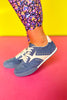 Shu Shop Blue Suede Retro Sneakers