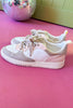 Pink Panel Metallic Accent Sneakers *FINAL SALE*