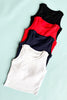 SSYS Ribbed Crew Neck Sleeveless Tank In Navy