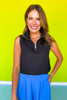 SSYS Rory Sleeveless Vest Top In Black