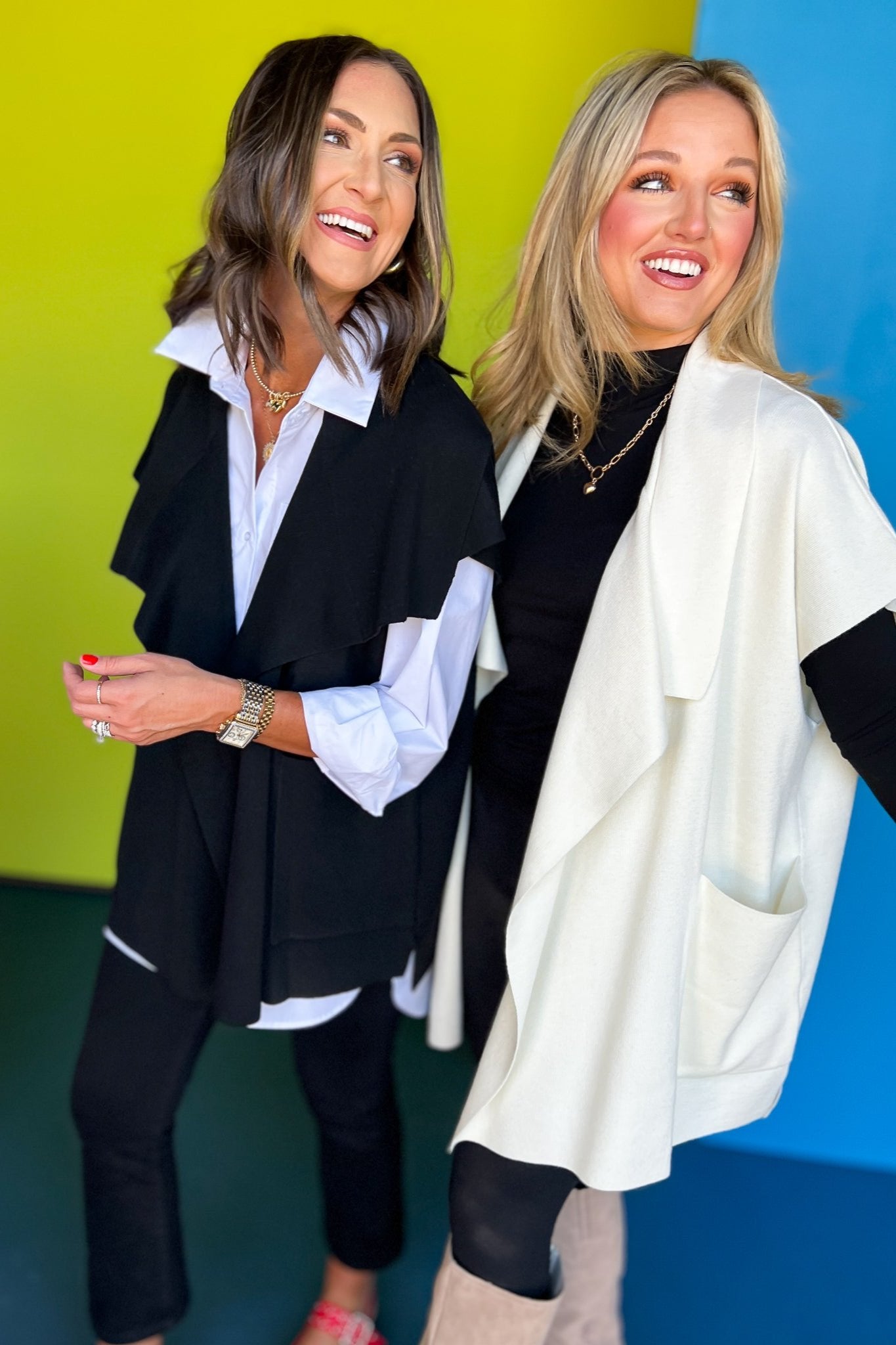  SSYS The Genevieve Open Drape Cardigan In Ivory, ssys fall collection, ssys fall, fall style, fall outfit, must have fall, elevated fall, mom style, office style, office outfit, fall cardigan, elevated cardigan, ssys cardigan, ssys by mallory fitzsimmons