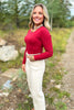 Vervet Cream Super High Rise Cuffed Wide Leg Jeans
