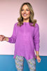 Violet High Low Round Hem Henley Top *FINAL SALE*