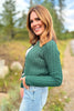 SSYS Lizzy Cable Knit Cardigan In Hunter